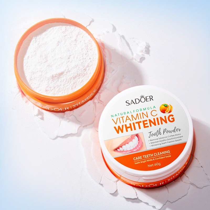 پودر سفیدکننده فوری دندان Sadoer مدل vitamin C