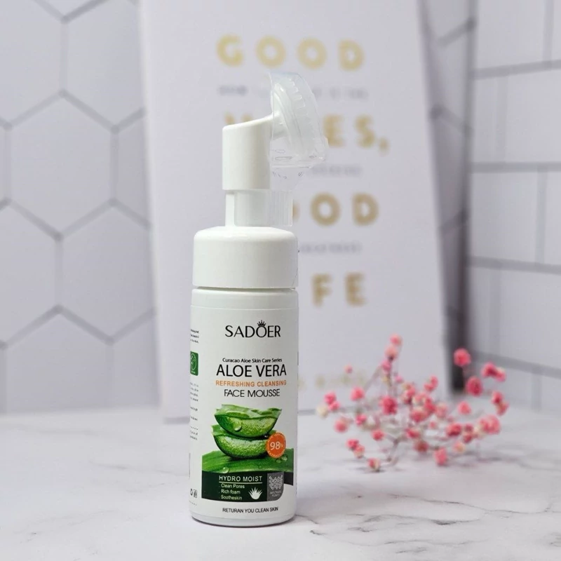 فوم شستشوی صورت براش دار آلوئه ورا