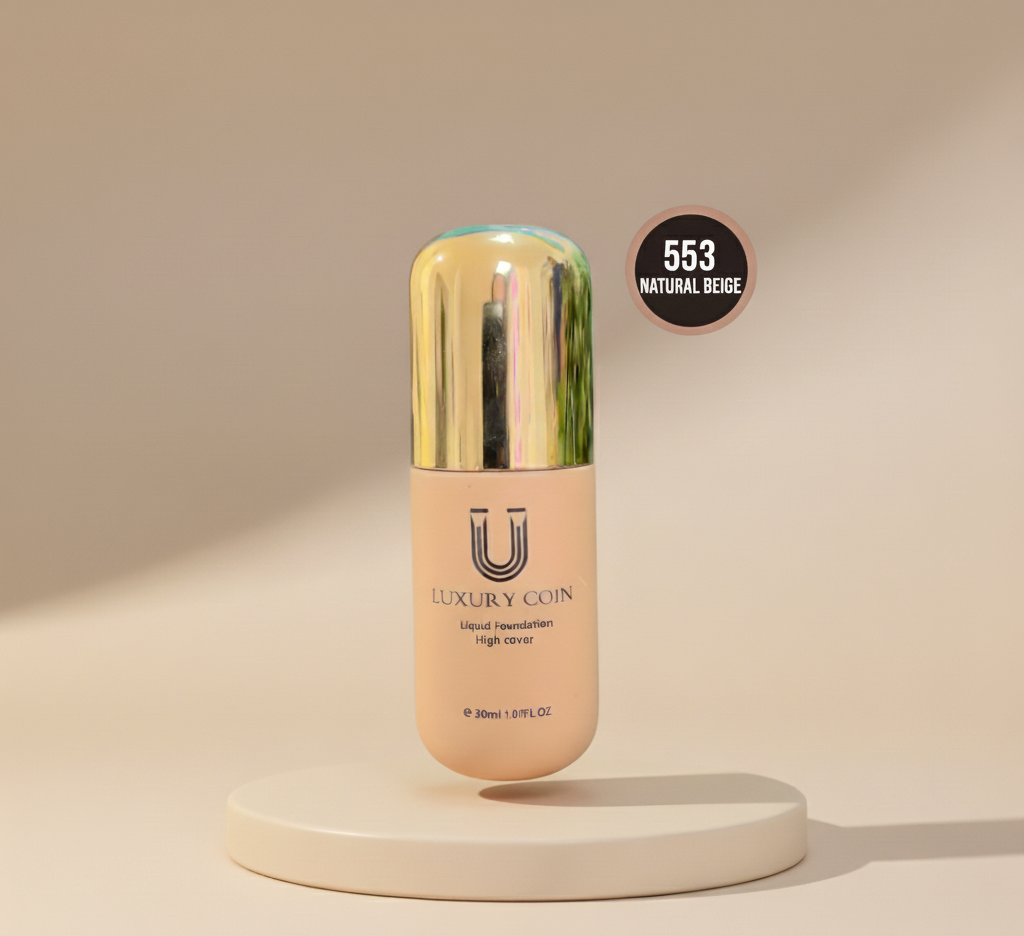 کرم پودر لاکچری کوین شماره 553 حجم 30 میلی لیتر