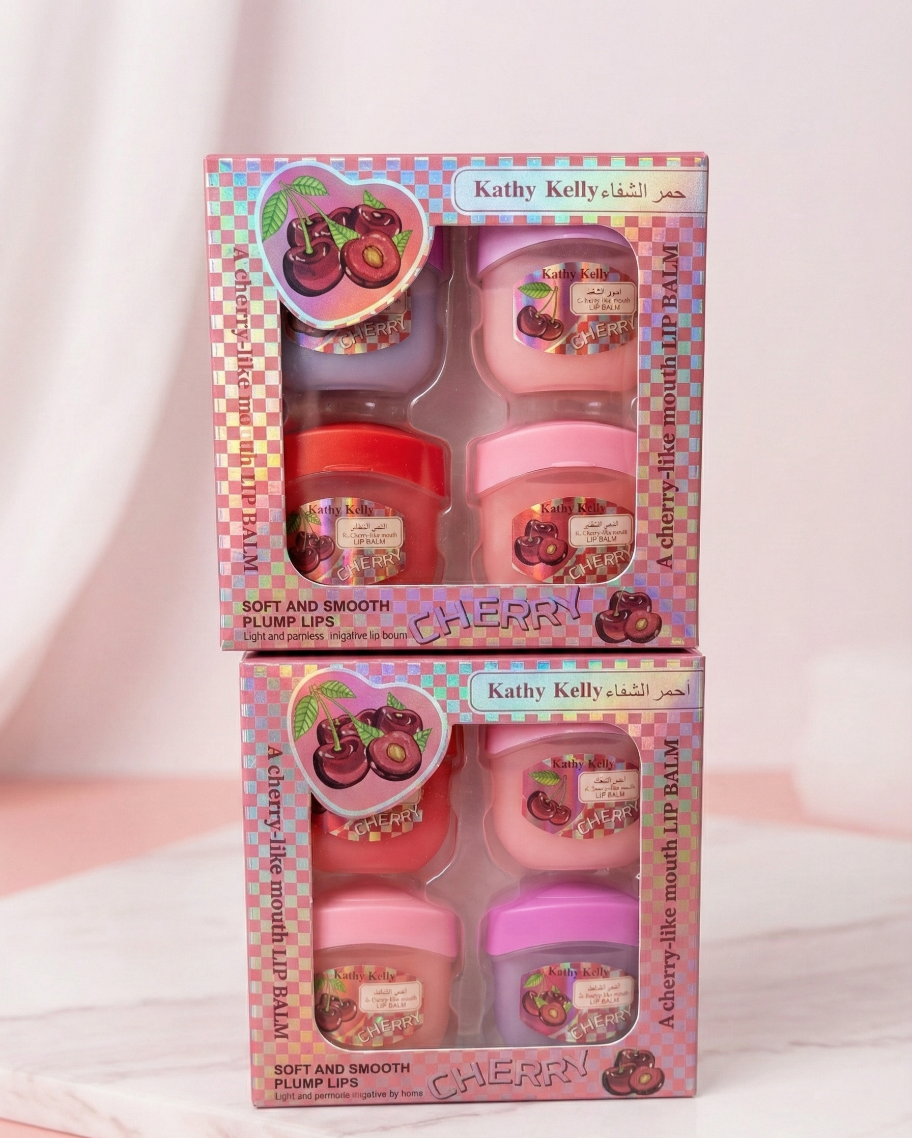 پک وازلین لب ۴ عددی رایحه میوه ای